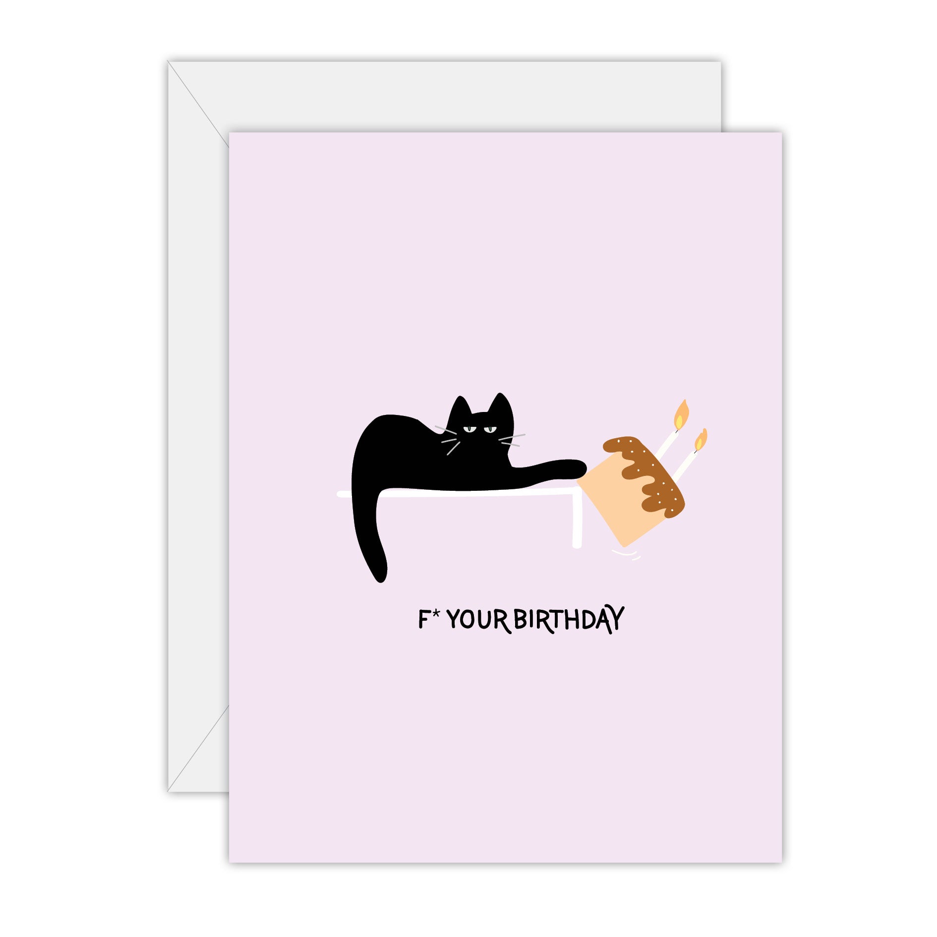 F your birthday - Birthday Card