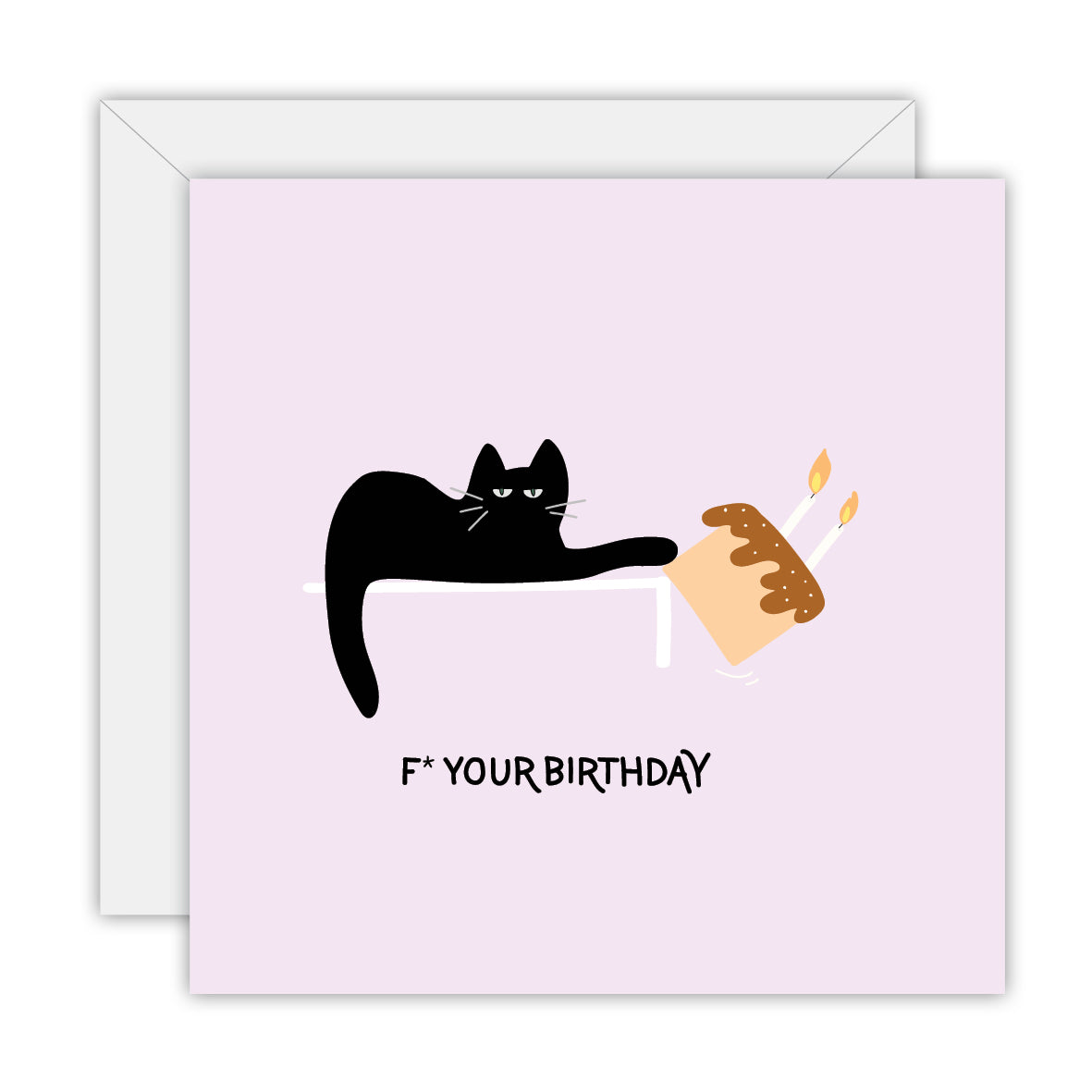 F your birthday - Birthday Card