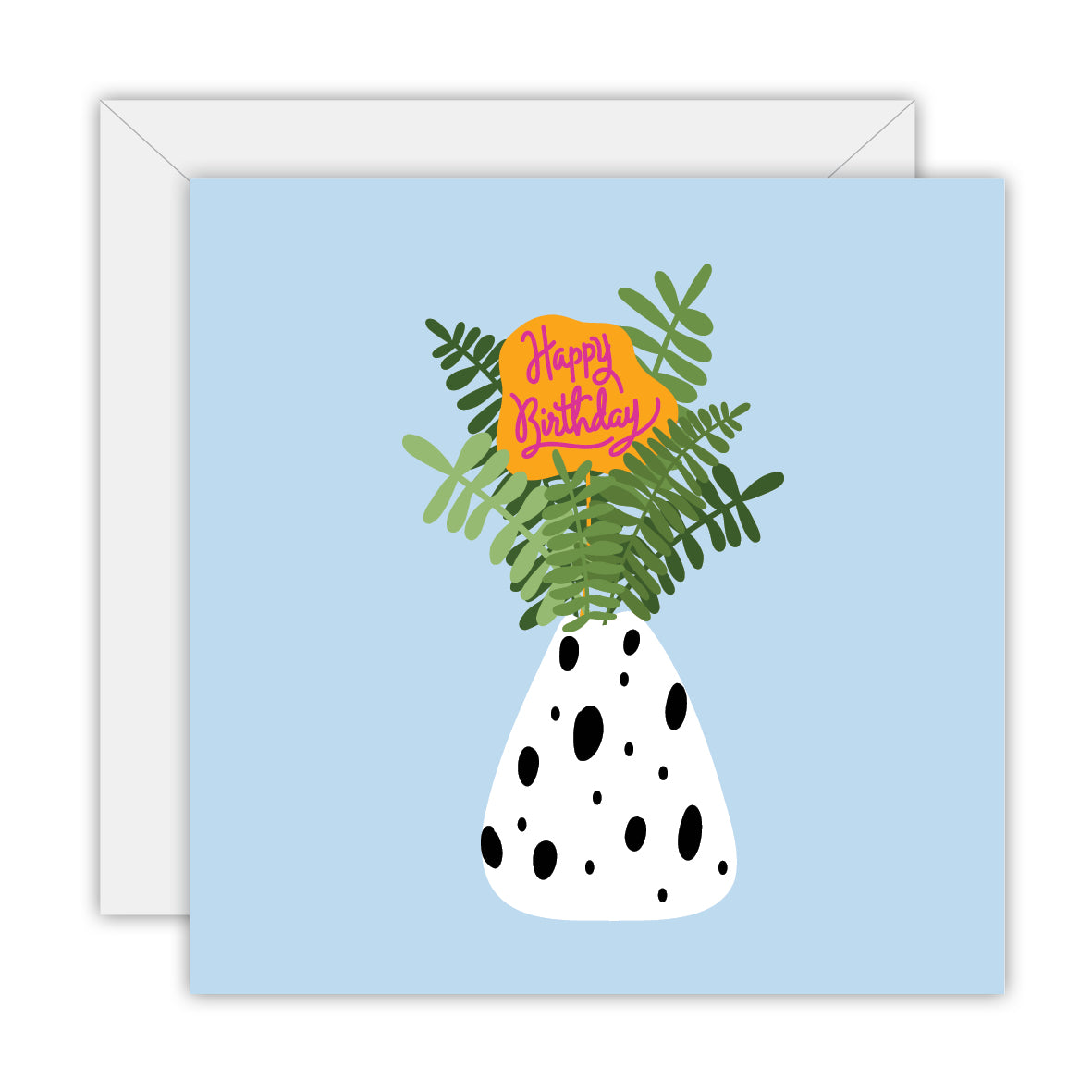 Happy Birthday with care instructions - Birthday Greeting Card