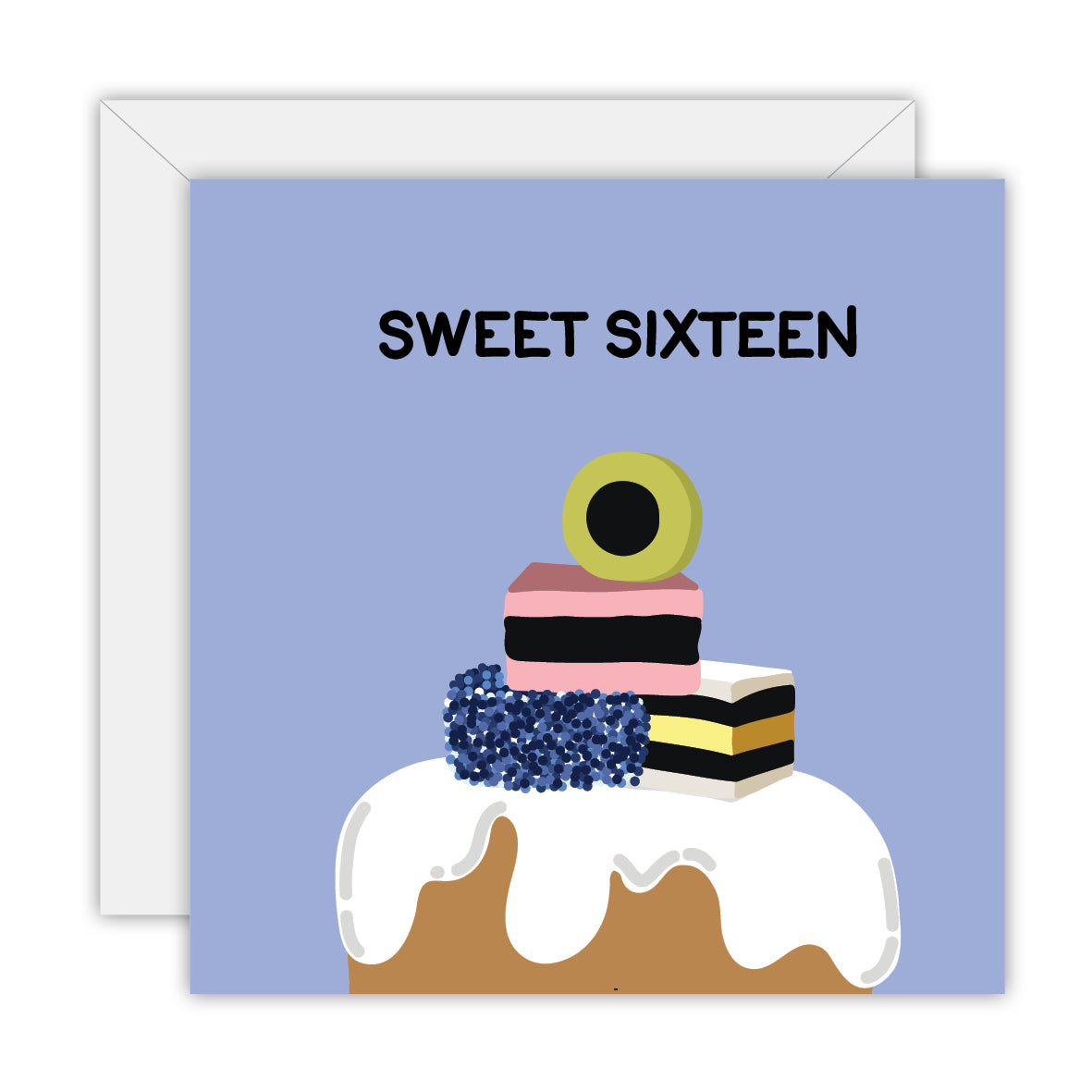 Sweet Sixteen - Birthday Greeting Card