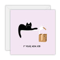 F your new job - Congratulations Card