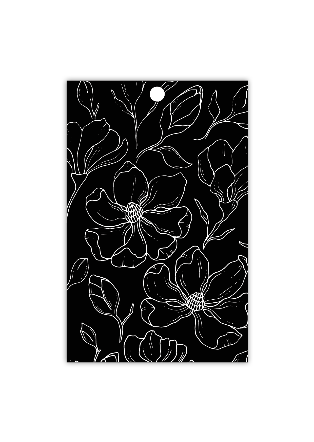 Bloomin Perfect  (black) - Gift Tag