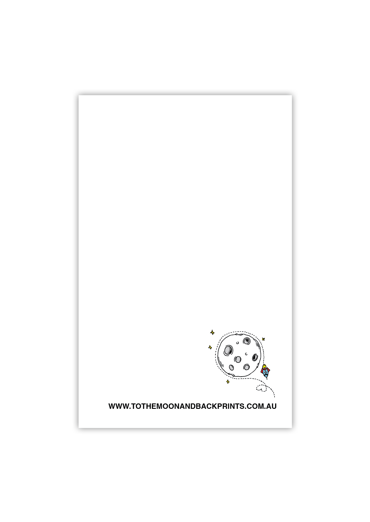 Bloomin Perfect  (black) - Gift Tag