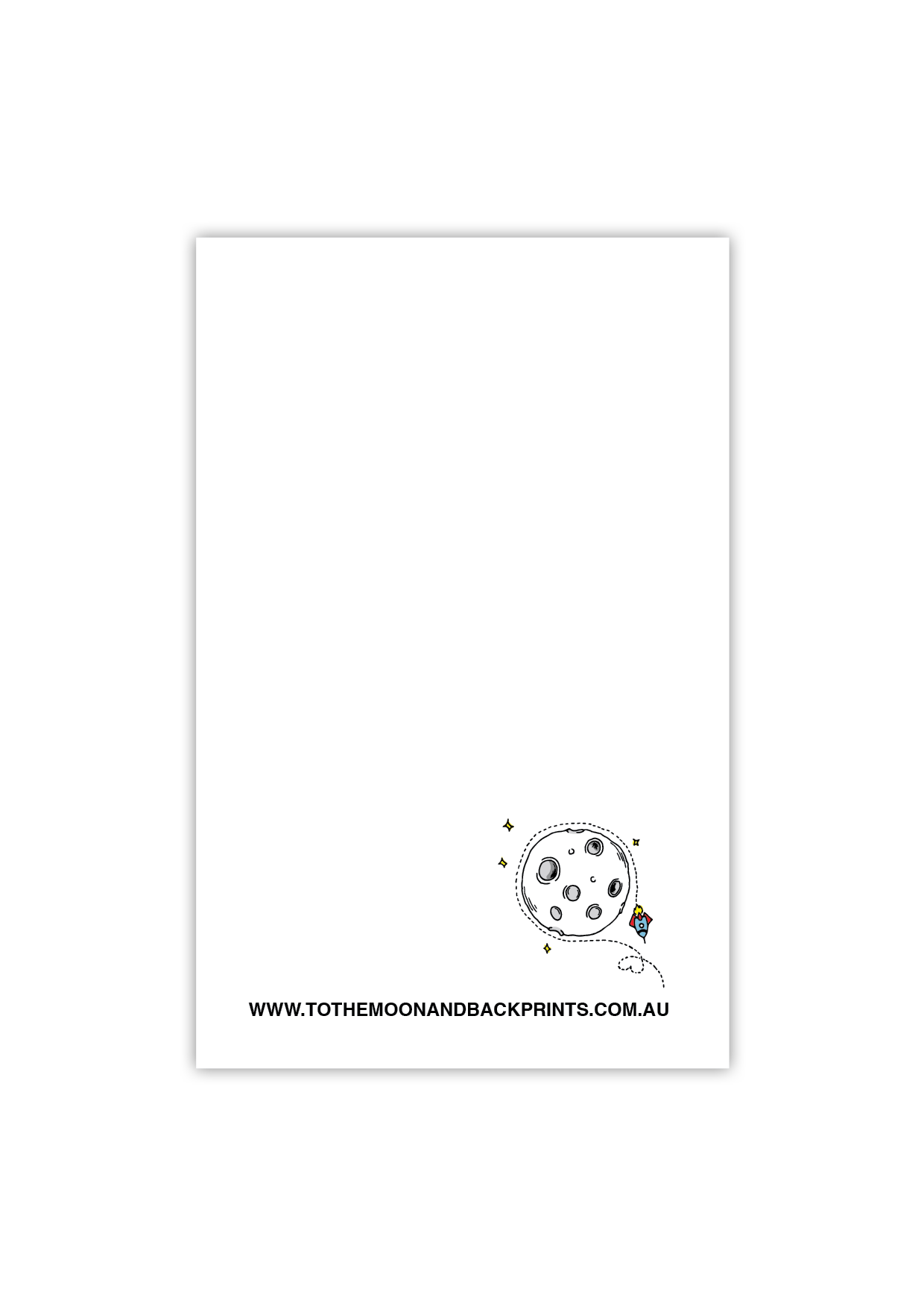 Christmas Tree - Black & White - Gift Tag