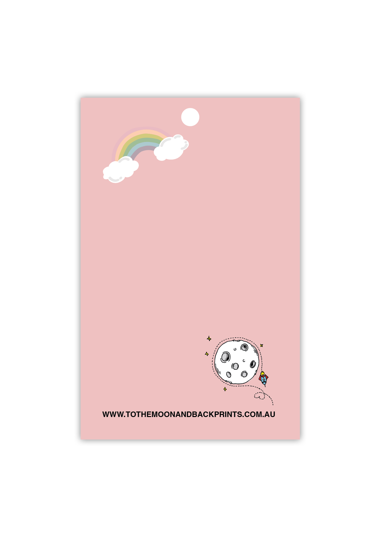 Happy Birthday Unicorn Cake - Gift Tag