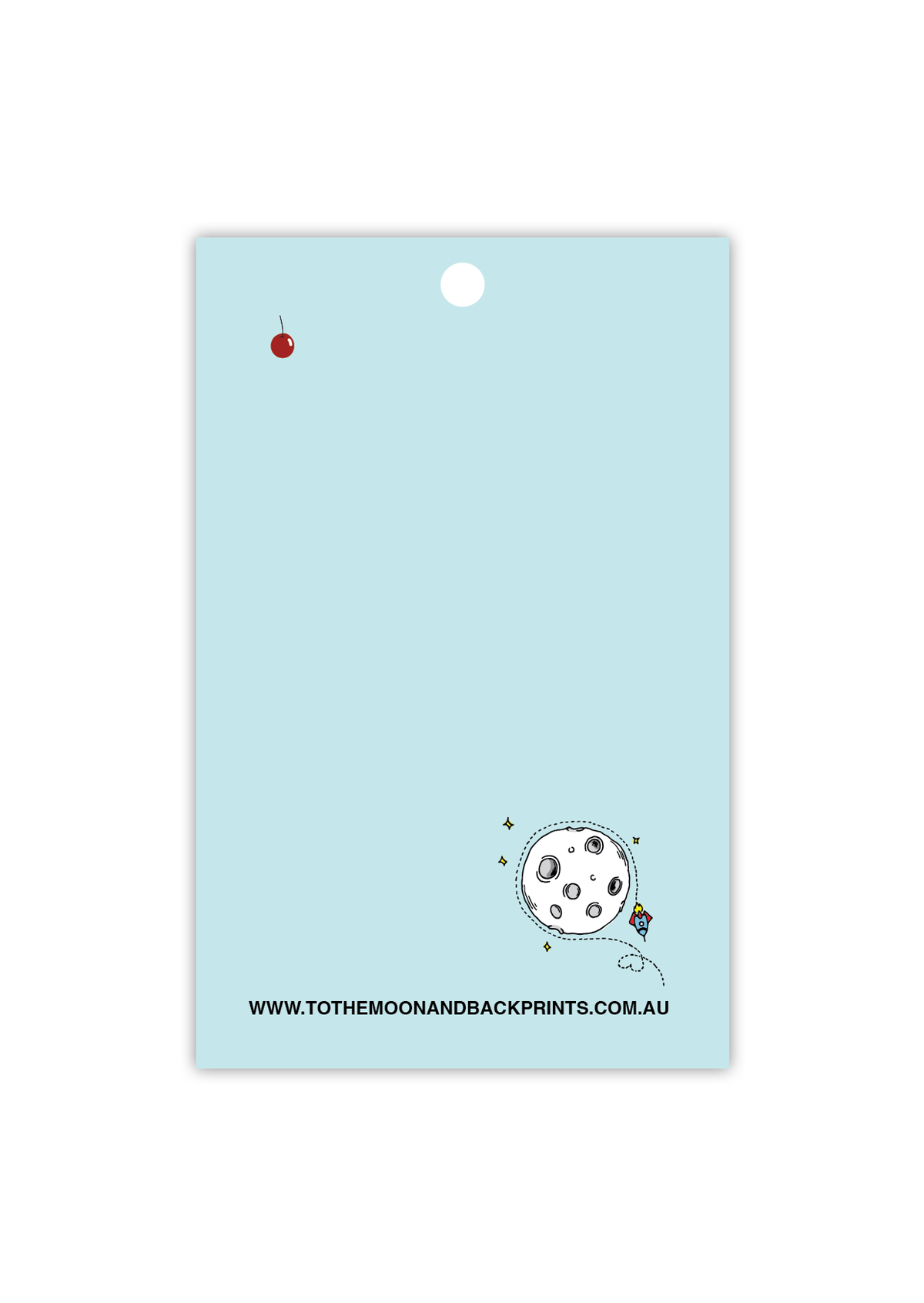 Happy Christmas - Sulphur Crested Cockatoo - Gift Tag