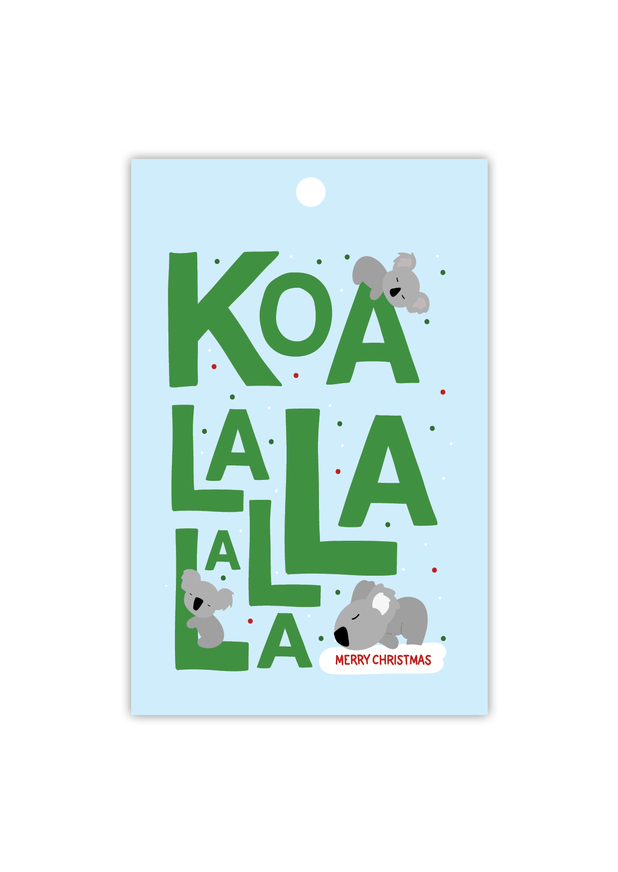 Koala la la - Gift Tag