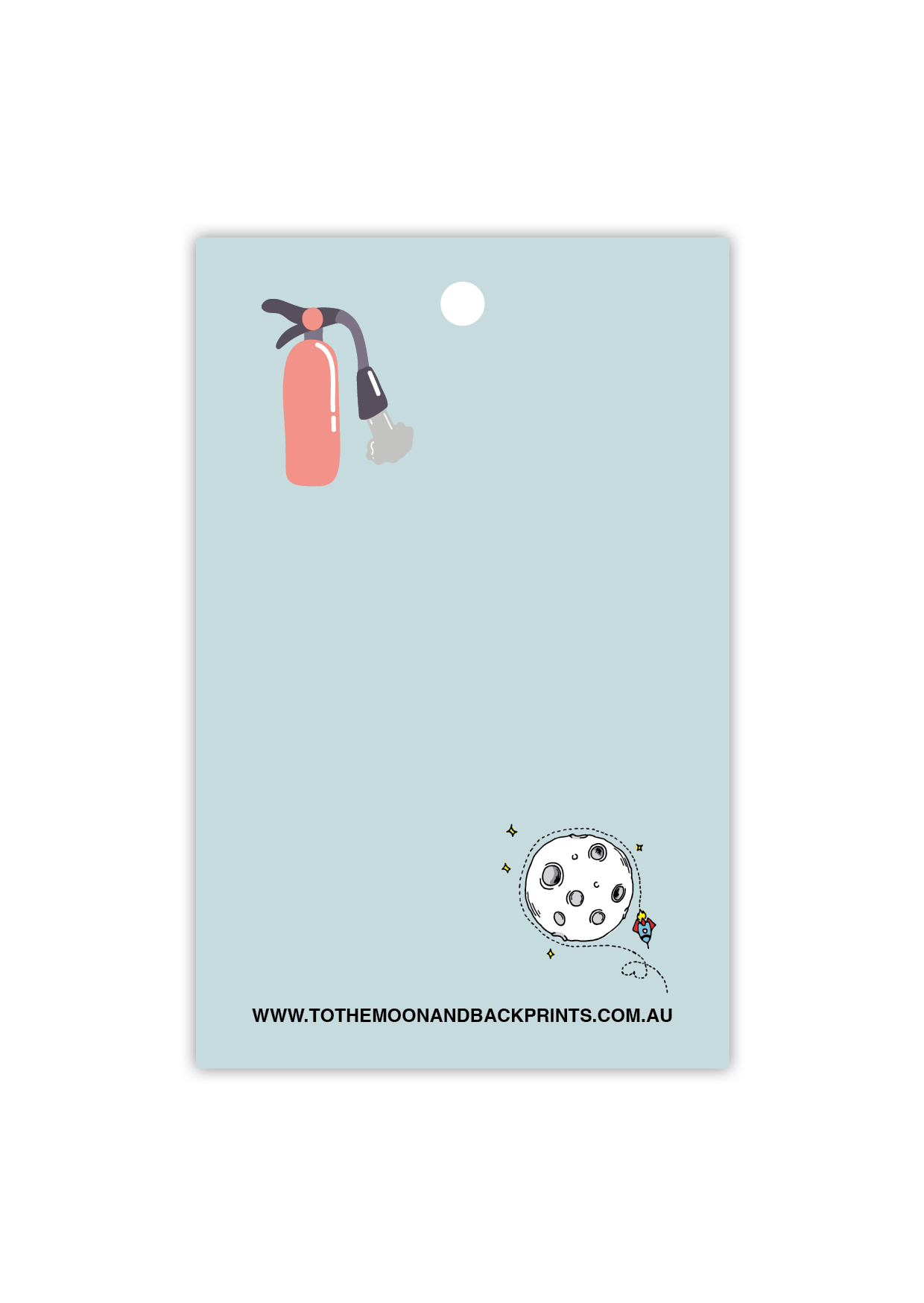 Oh my it’s a fire  - Gift Tag