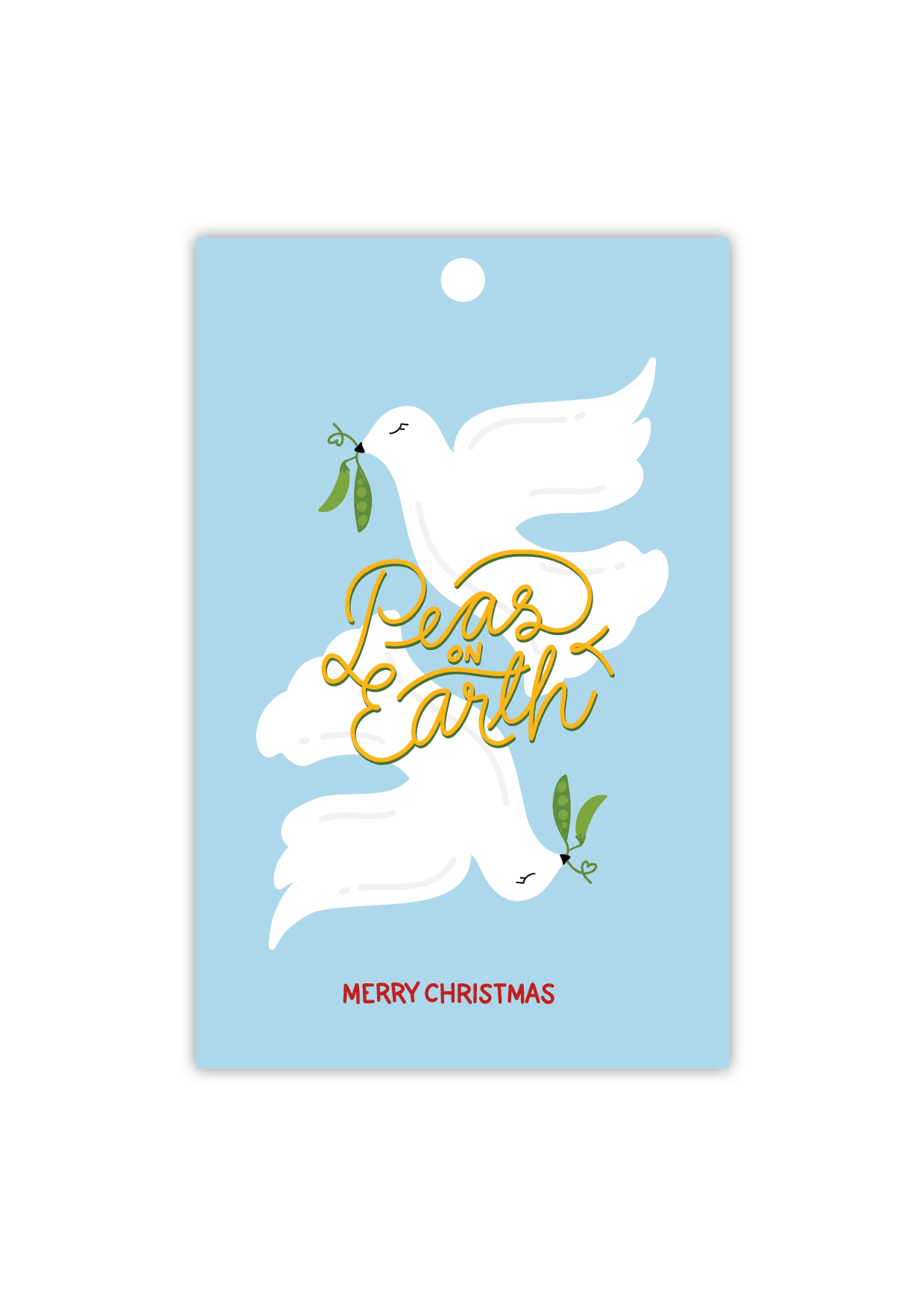 Peas on Earth - Gift Tag