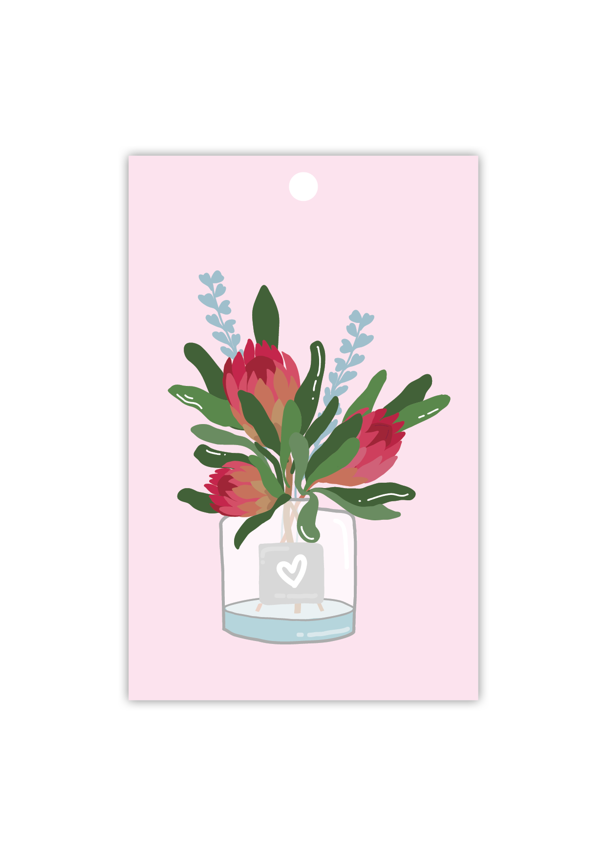 Protea bouquet - Gift Tag
