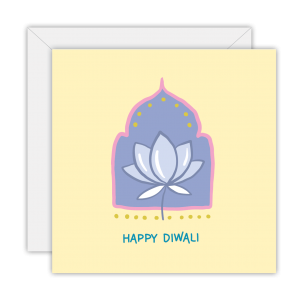happy diwali - lotus